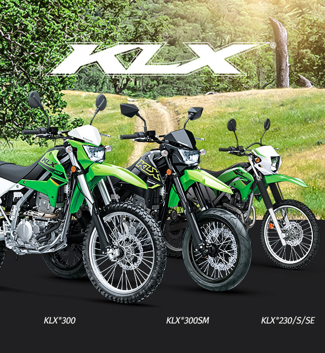 KLX FAMILY: KLX110R KLX140R KLX230R KLX300R KLX300SM KLX300 KLX250 KLX230 SMALL IMAGE