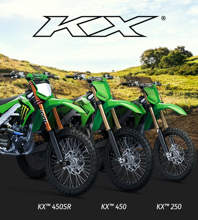 KX FAMILY: KX65 KX85 KX100 KX450 KX250 KX450X KX250X SMALL IMAGE
