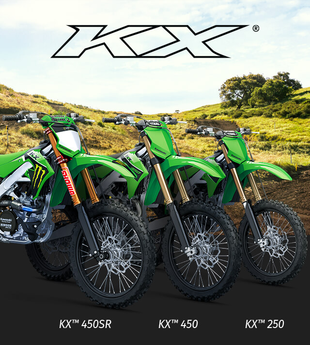 KX FAMILY: KX65 KX85 KX100 KX450 KX250 KX450X KX250X SMALL IMAGE