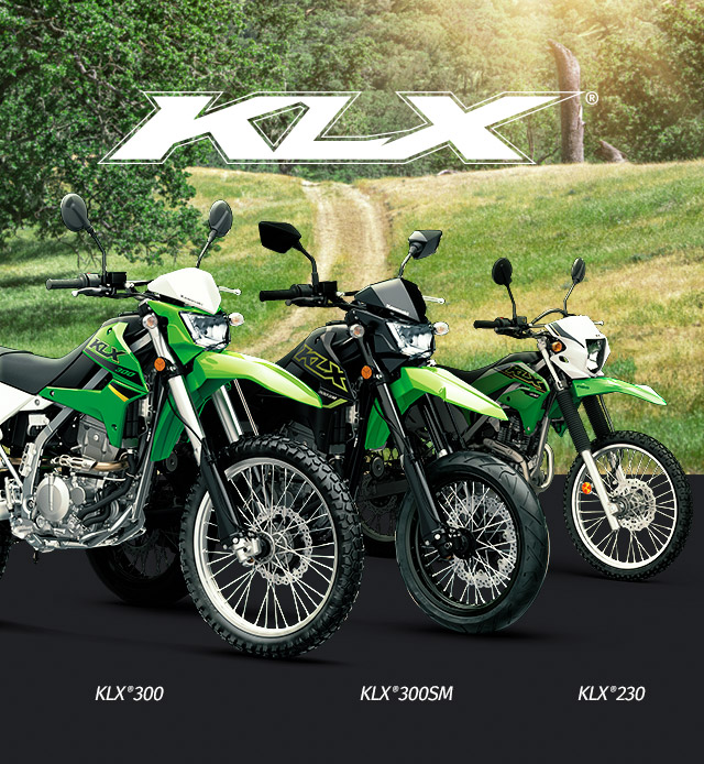 KLX FAMILY: KLX110R KLX140R KLX230R KLX300R KLX300SM KLX300 KLX250 KLX230 SMALL IMAGE