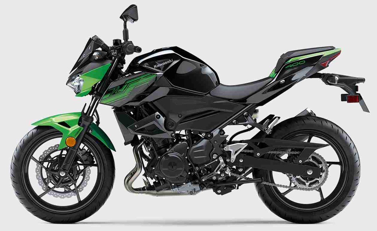 Kawasaki Z400 Abs Naked Motorcycle Aggressive Styling