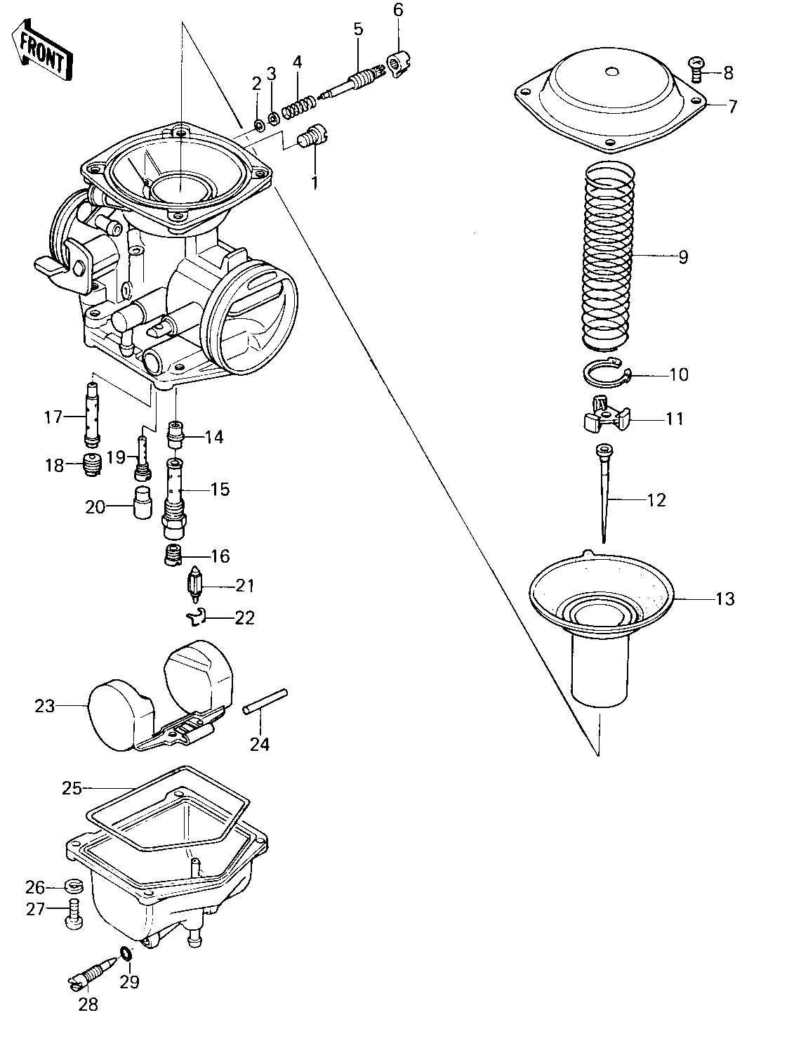 Kawasaki ninja 500 carburetor diagram