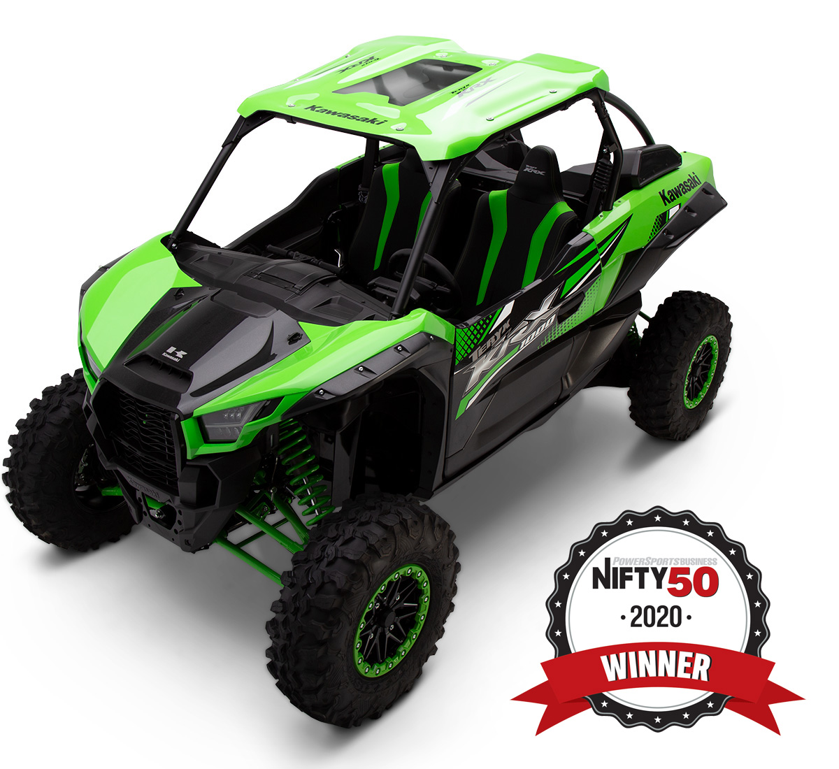 2020 Genuine Kawasaki Teryx KRX 1000 KQR Premium Roof White 99994-1325-WT
