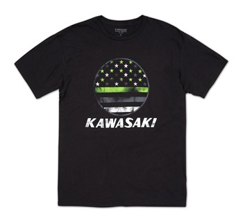 Kawasaki Heritage Flag T-Shirt model