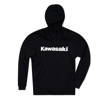 Youth Kawasaki Pullover Hooded Sweatshirt model