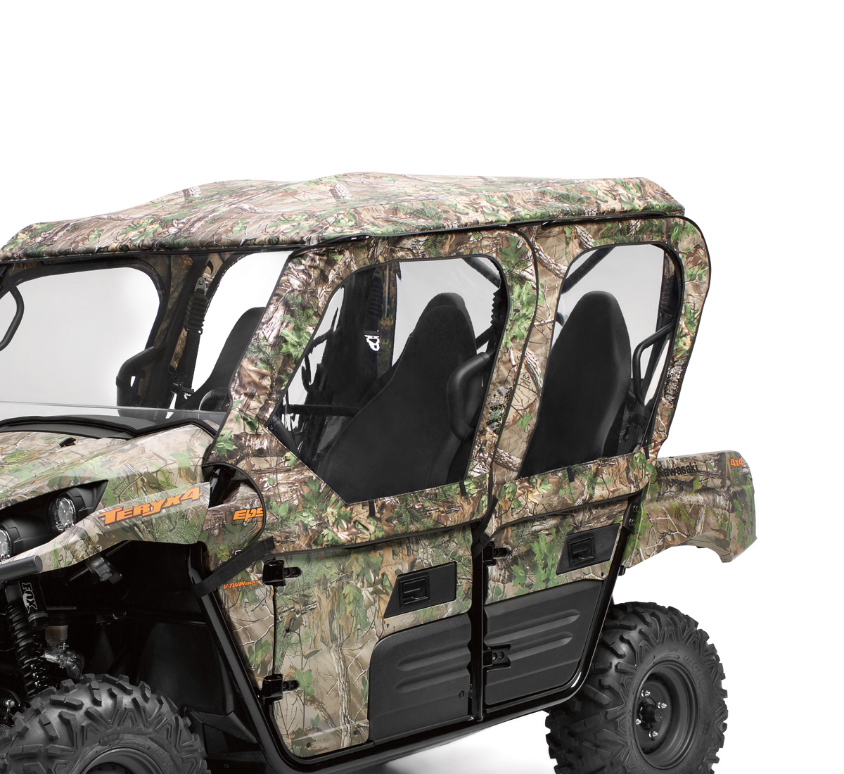 Side X Full Windshield Soft Cab Enclosure Door Set Realtree Xtra Green